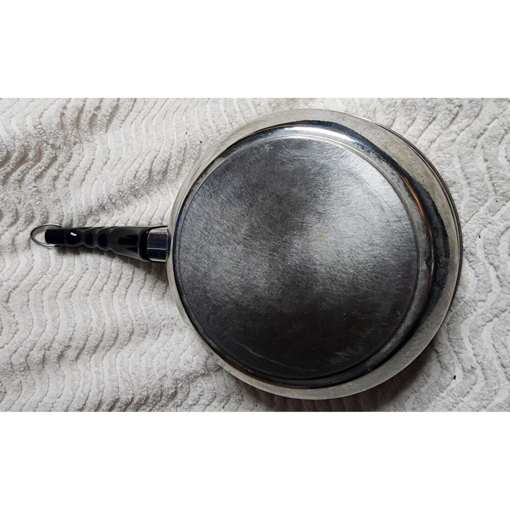 Vintage LUSTRE CRAFT Cookware 2 Qt Multi-Core Stainless Steel SAUCEPAN Pot VguC